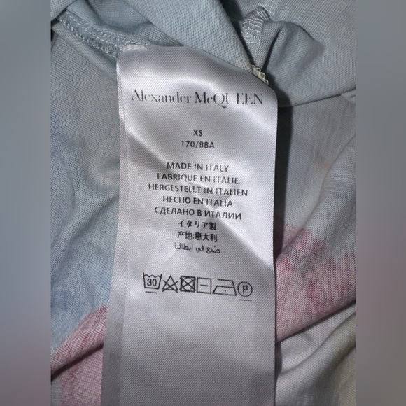 Alexander McQueen TieDie T-shirt - Size XS - Picture 4 of 4